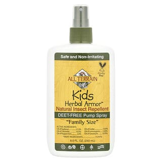 آل تيران‏, Kids Herbal Armor ™ ، طارد طبيعي للحشرات ، 8 أونصات سائلة (240 مل)