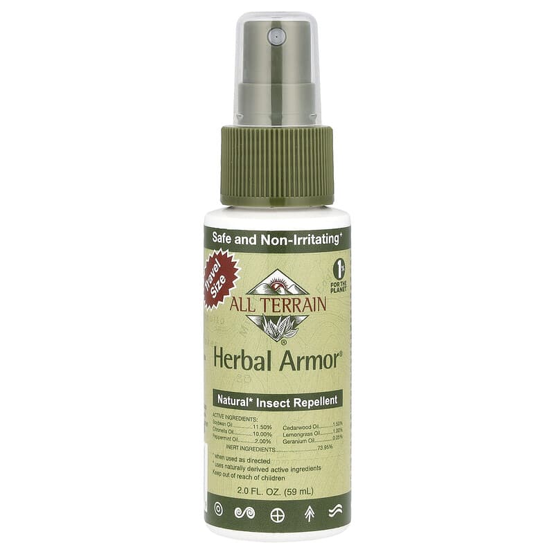 Herbal Armor®（ハーバルアロマ）、天然虫よけ、59ml（2液量オンス）