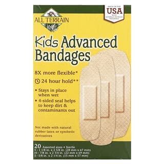 All Terrain, Kids Advanced Bandages, 20 Count