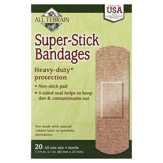 All Terrain, Super-Stick Bandages, 20 Bandages