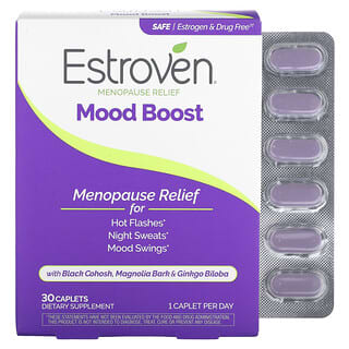 Estroven (إستروفين)‏, تعزيز الحالة المزاجية ، للراحة بعد انقطاع الطمث ، 30 كبسولة