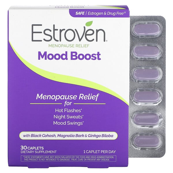 Estroven, Mood Boost，更年期緩解，30 片囊片
