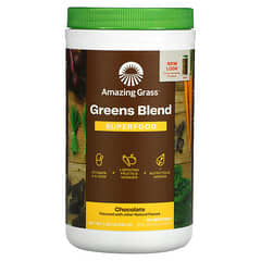 Amazing Grass, Grüne Supernahrungsmittel, Schokolade Getränk Pulver, Cacao Infusion, 17 oz (480 g)