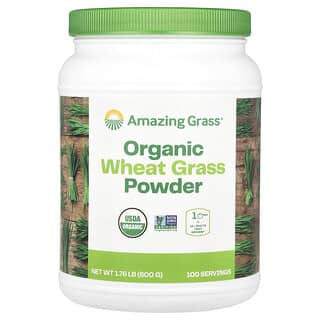 Amazing Grass, Pulbere organică de iarbă de grâu, 1,76 lb (800 g)