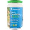Organic Protein & Kale, Plant Based, Simply Vanilla, 1.1 lbs (495 g)