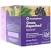 Green Superfood, Effervescent Greens Energy, Grape Flavor, 6 Tubes, 10 Tablets Each
