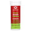 Fizzy Green Tablets,  Hydrate, Watermelon Lime , 10 Tablets