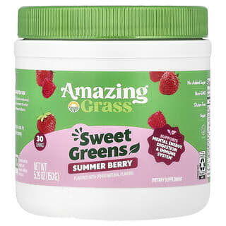 Amazing Grass, Sweet Greens, Summer Berry, 5.29 oz (150 g)