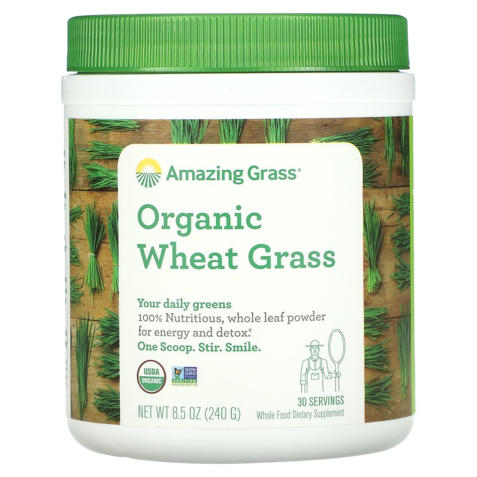 Amazing Grass, 有机小麦草，8.5 盎司（240 克）