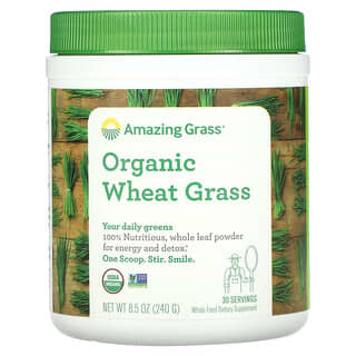 Amazing Grass, Pasto de Trigo Orgánico, 8.5 oz (240 g)