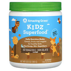 أميزينغ غراس‏, Kidz Superfood، نكهة شوكولاتة قوية، 6.35 أونصة (180 جم)