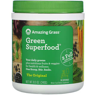 Amazing Grass, グリーンスーパーフードオリジナル、8.5オンス (240 g)
