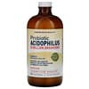 Probiotic Acidophilus, Plain Flavor, 16 fl oz (472 ml)