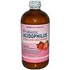 Probiotic Acidophilus, Sabor Natural de Frutilla, 16 fl oz (472 ml)