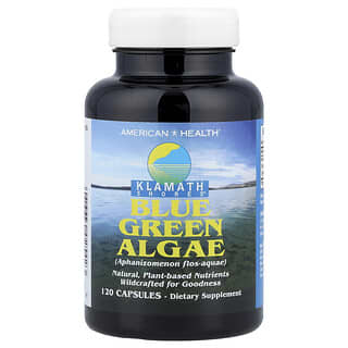American Health, KlamathShores®, Algue bleu-vert, 120 capsules (500 mg pièce)