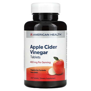 American Health, Apple Cider Vinegar Tablets, 200 Tablets