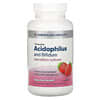 Chewable Acidophilus And Bifidum, Natural Strawberry Flavor, 100 Wafers