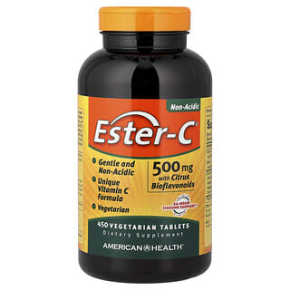 American Health, Ester-C con bioflavonoides cítricos, 450 comprimidos vegetales