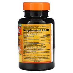 American Health, Ester-C with Citrus Bioflavonoids, Ester-C mit Zitrus-Bioflavonoiden, 500 mg, 120 pflanzliche Kapseln