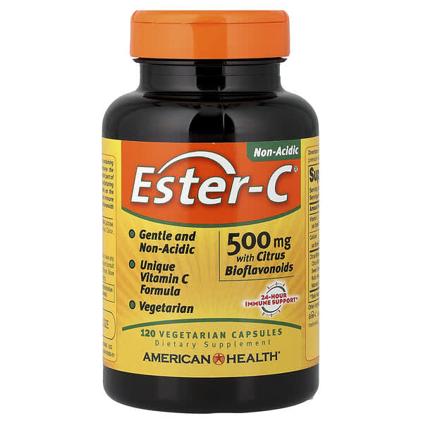 American Health, Ester-C，含柑橘生物類黃酮，120 粒素食膠囊