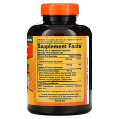 American Health, Ester-C con bioflavonoides cítricos, 500 mg, 240 cápsulas vegetales
