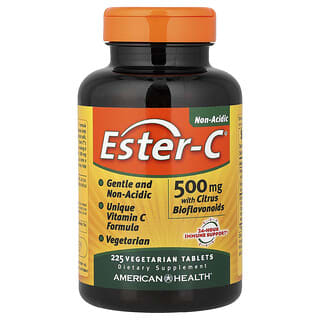 American Health, Ester-C，含柑橘生物类黄酮，225 片素食片