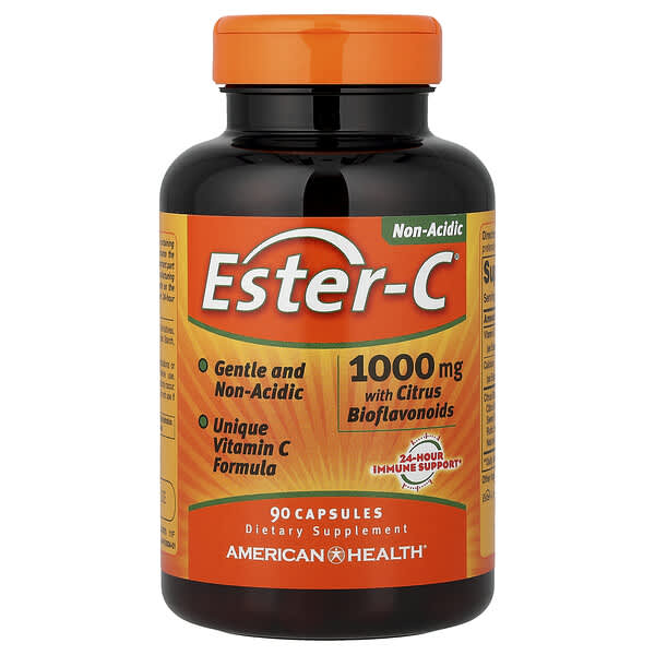 American Health, 含柑橘生物類黃酮的 Ester-C®，90 粒膠囊