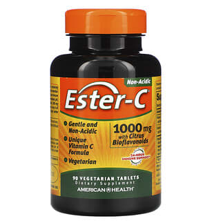 American Health, Ester-C, 1000 мг, 90 вегетарианских таблеток
