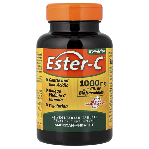 American Health, Ester-C®，含柑橘生物類黃酮，90 片素食片