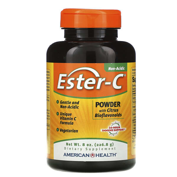 American Health, Ester-C（エスターC）、柑橘系バイオフラボノイド配合粉末、226.8g（8オンス）