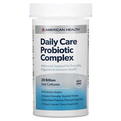 American Health, Daily Care Probiotic Complex, 60 Vegan Capsules