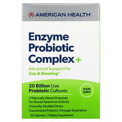 American Health, Complexe enzymatique probiotique+, 30 capsules
