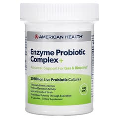 American Health, Enzyme Probiotic Complex+, 30 Capsules
