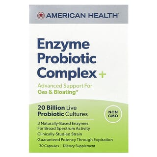 American Health, Enzyme Probiotic Complex +, 30 капсул