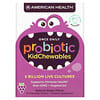 Probióticos KidChewables, Sabor Natural de Uva, 5 Bilhões de Culturas Vivas, 30 Comprimidos Mastigáveis