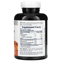 American Health, Original Chewable Papaya Enzyme, 600 Tablets