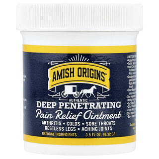 Amish Origins, Authentic Deep Penetrating, Pain Relief Ointment, 3.5 fl oz (99.22 g)