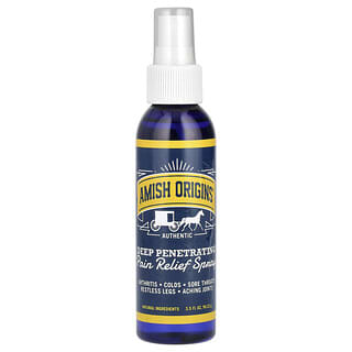 Amish Origins, Spray para aliviar el dolor, de penetración profunda, 99,22 g (3,5 oz. Líq.)