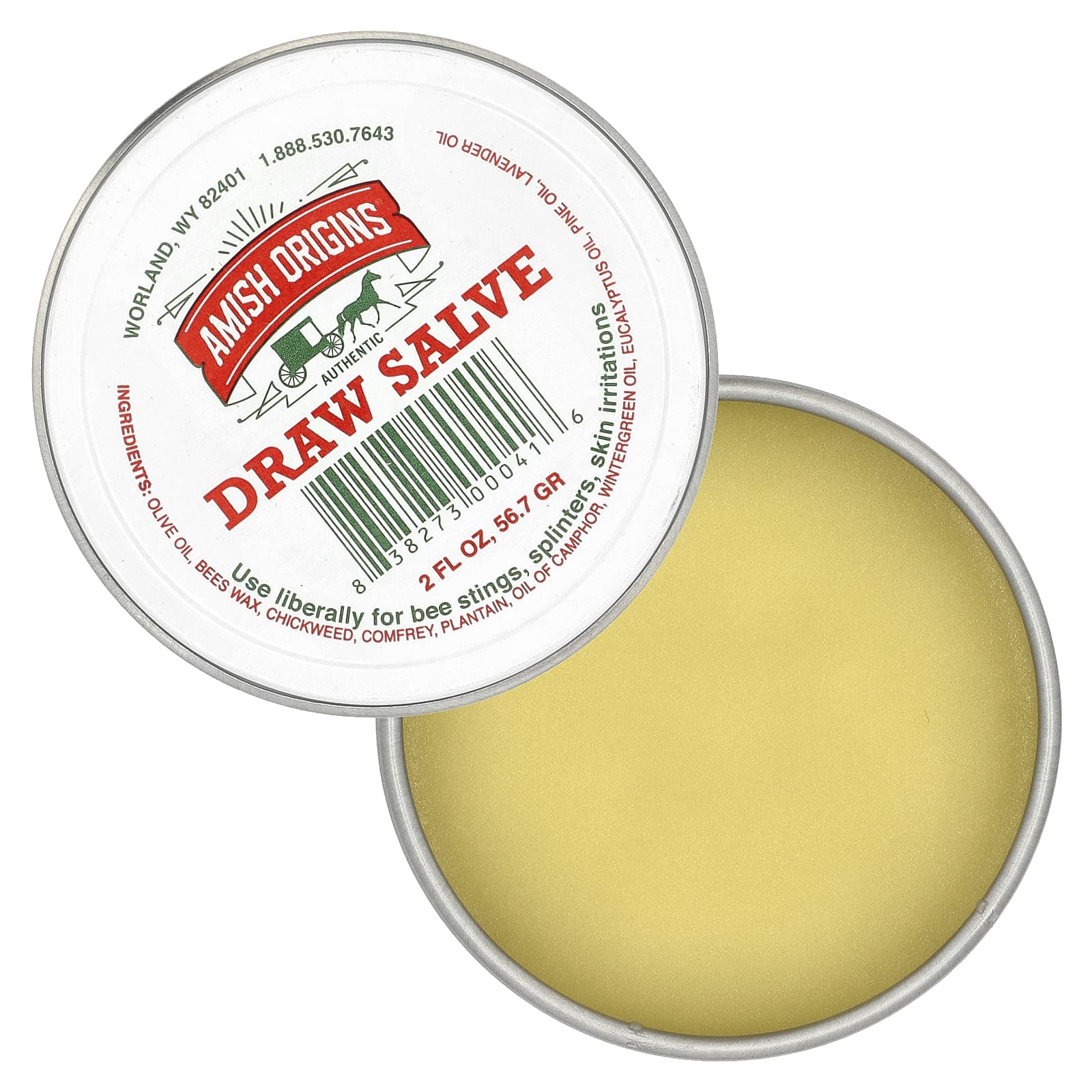 Amish Origins, Draw Salve, 2 fl oz (56.7 g)