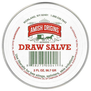 Amish Origins, Draw Salve，2 液量盎司（56.7 克）
