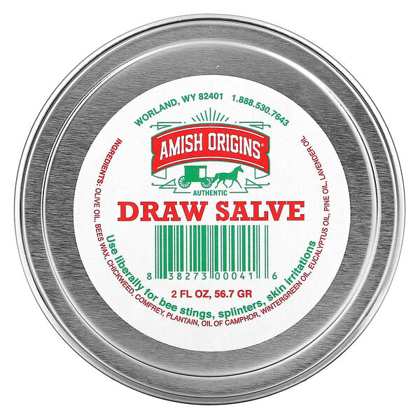 Amish Origins, Draw Salve, 2 fl oz (56.7 g)