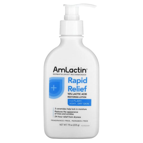 AmLactin, Rapid Relief Restoring Lotion, FragranceFree, 7.9 oz (225 g)