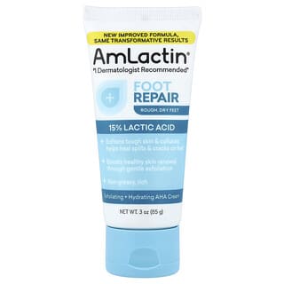 AmLactin, 풋 리페어, 거칠고 건조한 발용, 향료 무함유, 85g(3oz)