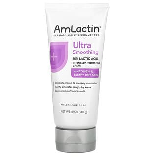 AmLactin, Crema ultrasuavizante de hidratación intensa, Para piel seca, áspera e irregular, 140 g (4,9 oz)
