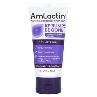 AmLactin, KP Bumps Be Gone, Exfoliating & Hydrating Cream, 3 oz (85 g)