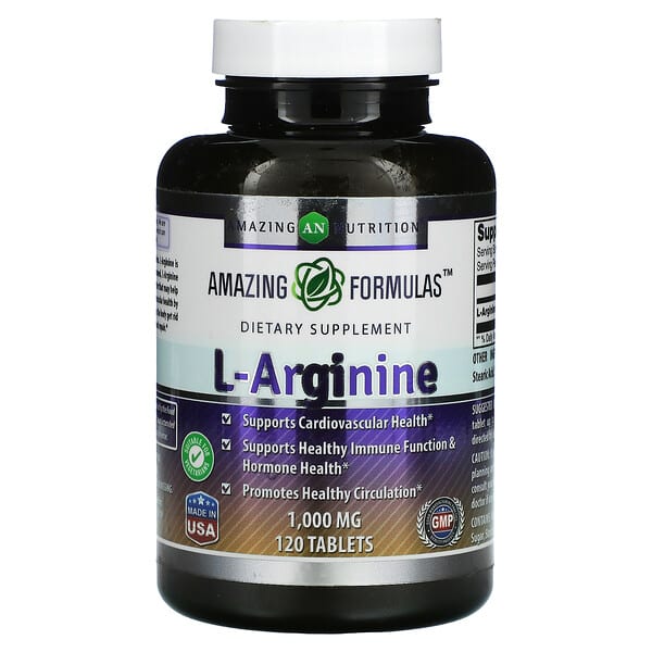 Amazing Nutrition, L-Arginin, 1.000 mg, 120 Tabletten