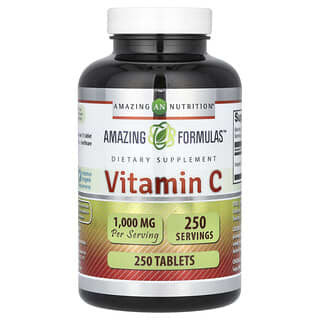 Amazing Nutrition, Vitamina C, 1000 mg, 250 comprimidos