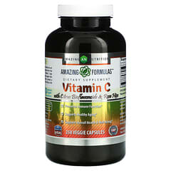 Amazing Nutrition, Vitamin C with Citrus Bioflavonoids & Rosehips, 250 Veggie Capsules