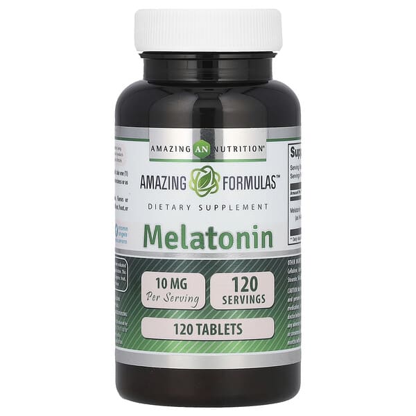 Melatonin, 10 mg, 120 Tablets
