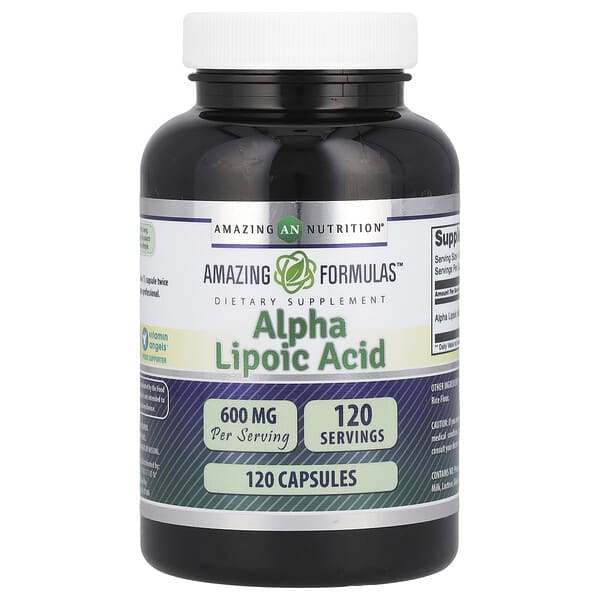Alpha Lipoic Acid, 600 mg, 120 Capsules